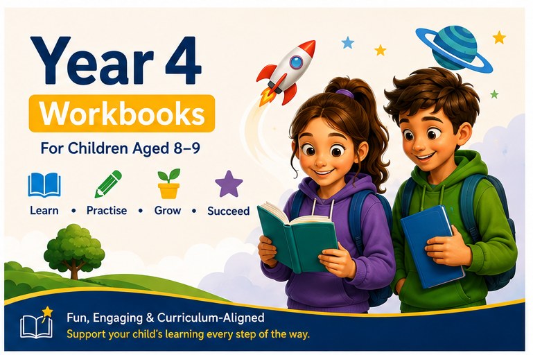 Year 4 Workbooks — available now